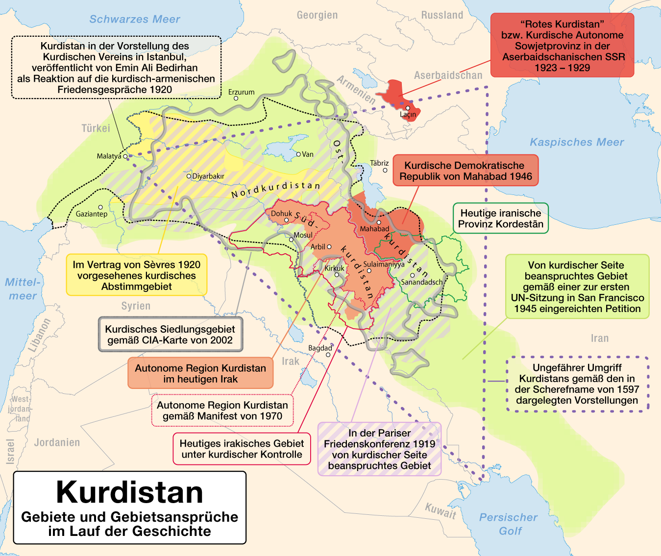 Umrisse Kurdistans